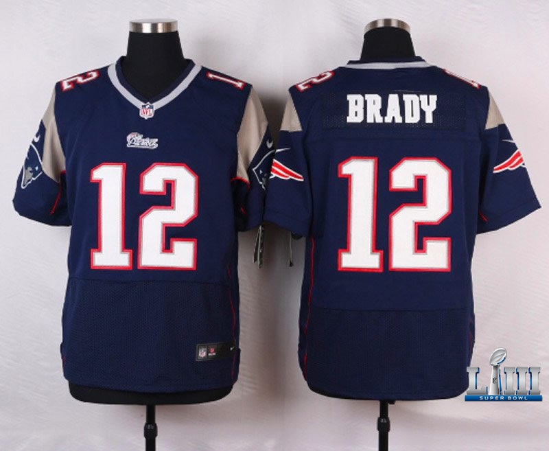 2019 New England Patriots Super Bowl LIII elite Jerseys-006